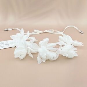 Gigi Burris Millinery x Revolve Ivory Petra Band Floral Bridal Bohemian